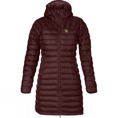 Fjallraven Snow Flake - Női Parka - Sötét Piros (Magyarország EVL457260)